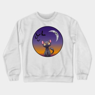 Cute autumn night Crewneck Sweatshirt